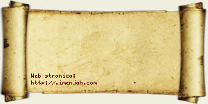 Kristina Jerković vizit kartica